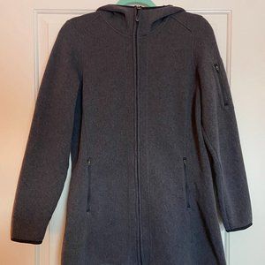 L.L. Bean Long Sweater Fleece Coat